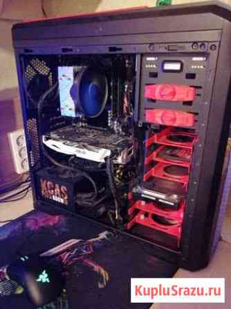 Компьютер игровой, клавиатура, мышка и монитор Электросталь