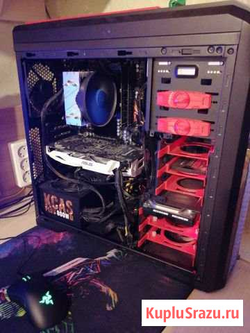 Компьютер игровой, клавиатура, мышка и монитор Электросталь - изображение 1