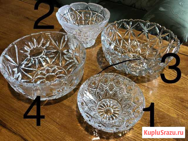 Хрустальные салатницы, конфетницы Свердловский - изображение 1