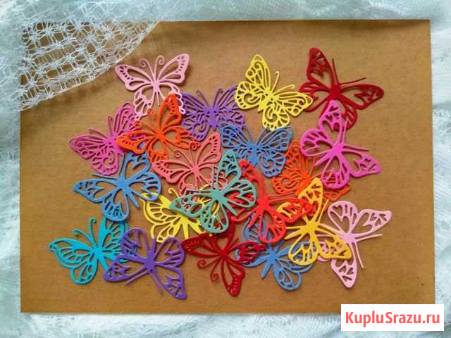 Наборы вырубки: бабочки, стрекозы Пушкин - изображение 1