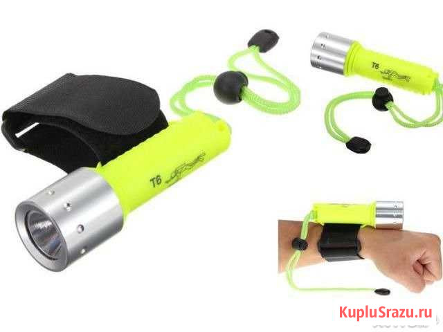 Cree XM-L T6 отличный подводный фонарь Санкт-Петербург - изображение 1