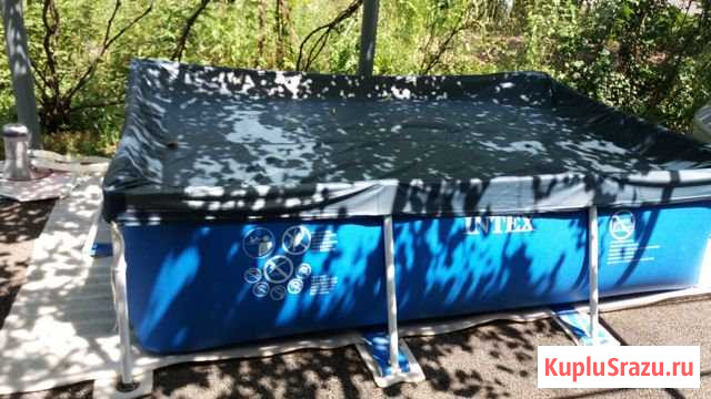 Бассейн каркасный 3/2 метра с фильтром и накидкой Апшеронск - изображение 1