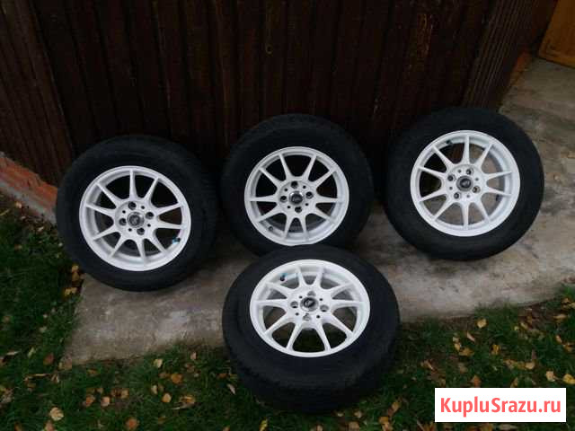 Продам колеса на летней резине Kumho ecsta stp R14 Кашира - изображение 1