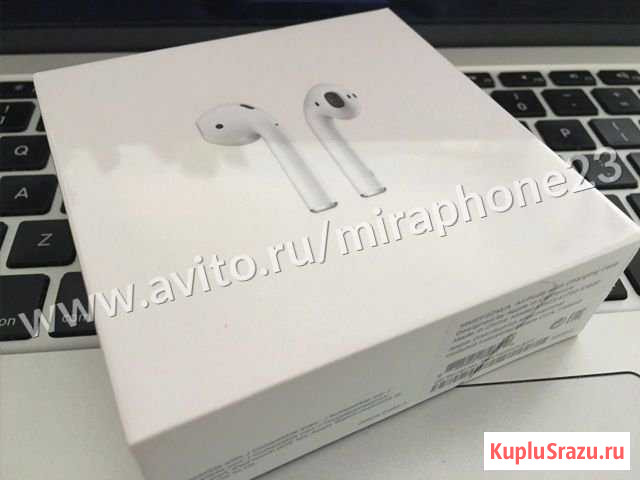 AirPods 2 новые запечатанные Краснодар - изображение 1