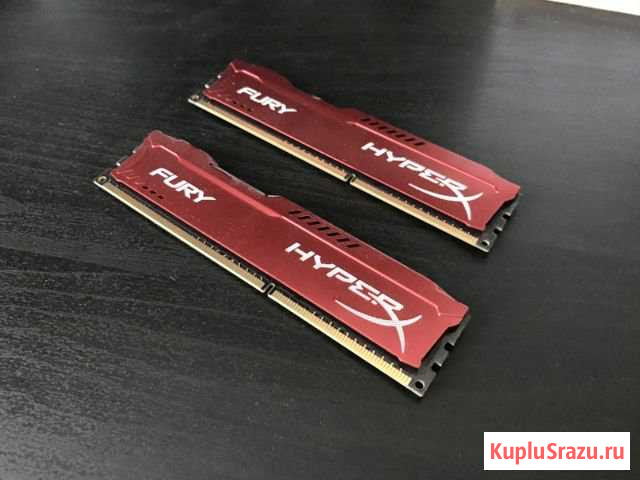 16 Гб DDR3 1866 Kingston HyperX fury Red Series Тимашевск - изображение 1