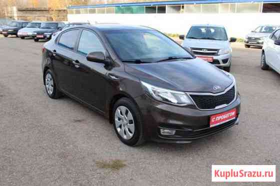 KIA Rio 1.4 МТ, 2015, седан Азнакаево