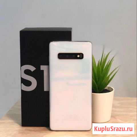 SAMSUNG Galaxy S10 / Белый Перламутр Москва - изображение 1