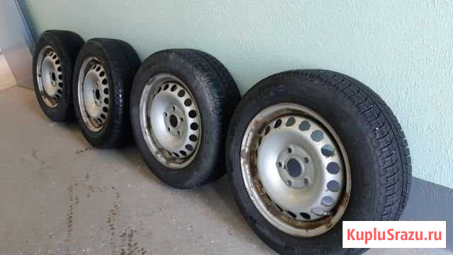 Колеса Skoda Octavia - зима Красногорск - изображение 1