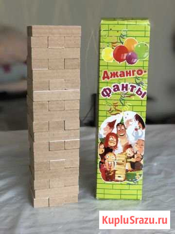 Jenga 54 блока с фантами Егорьевск - изображение 1