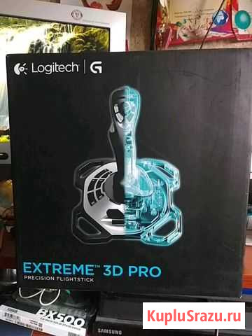 Джойстик Logitech extrime 3D PRO Красноармейск - изображение 1