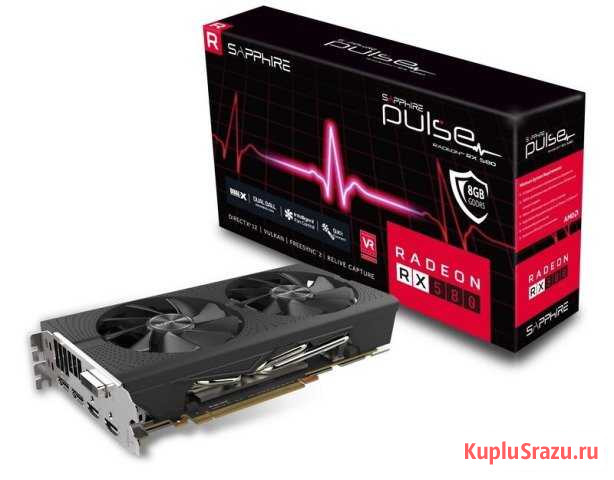 Sapphire Radeon RX 580 pulse 8gb Лобня - изображение 1