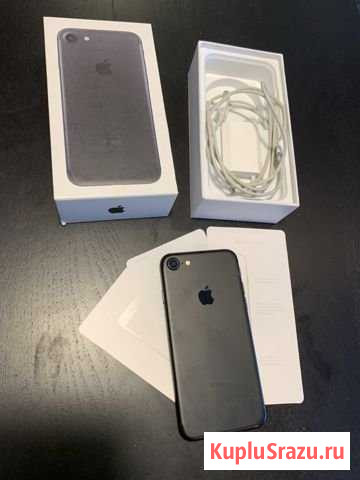 iPhone 7 128gb Черный Реутов - изображение 1