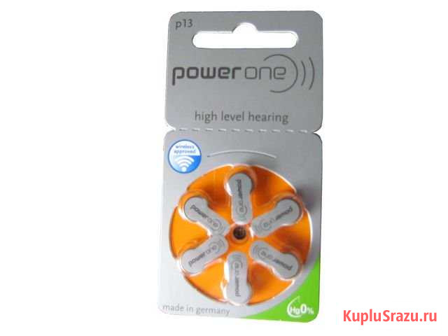 Батарейка для слуховых аппаратов тип 13 Краснознаменск - изображение 1