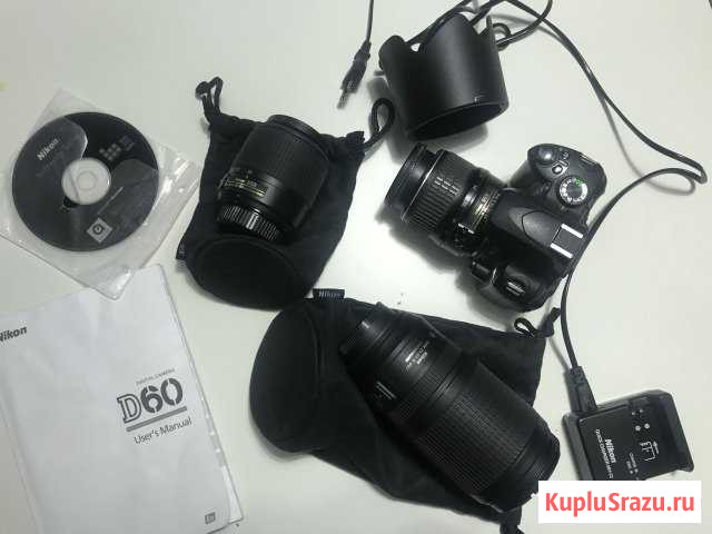 Nikon D60 18-55 kit Сочи - изображение 1