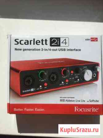 Звуковая карта focusrite scarlett 2I4 2ND GEN Нижний Тагил