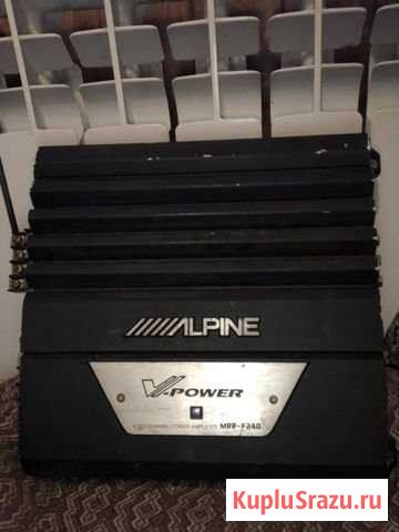 Усилитель alpine mrp-f240 Невьянск - изображение 1