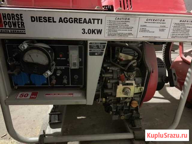 Генератор дизельный 3.0 kw Horse Power Мурино - изображение 1