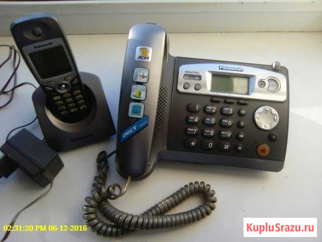 Продается стационарный телефон Panasonik Белогорск - изображение 1