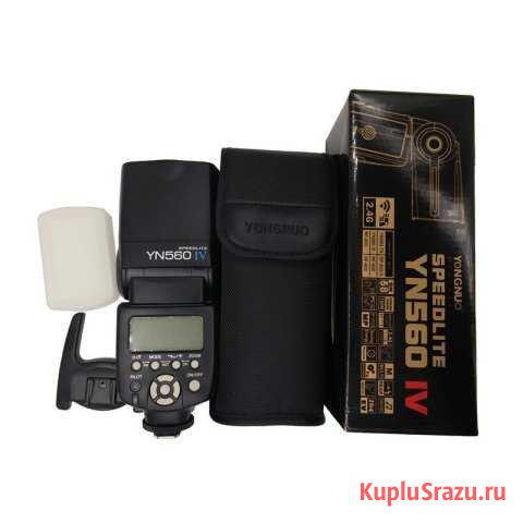 Вспышка YongNuo YN-560 IV + блок питания 220V Салават - изображение 1