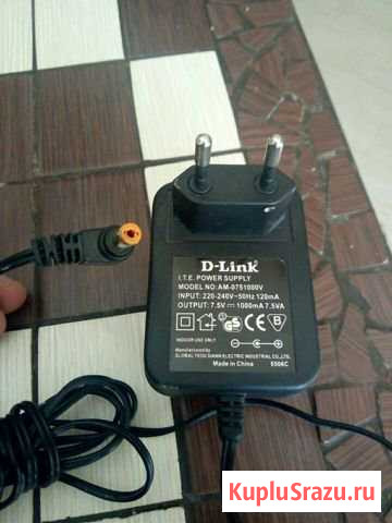 Блок питания 7.5V 1A Брянск - изображение 1