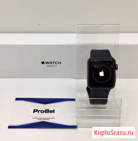 Apple Watch Series 3 38mm Space Gray Aluminum Blac Самара - изображение 1