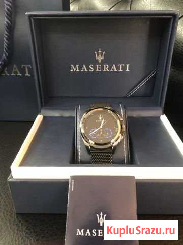 Часы Maserati Chronograph / Оригинал / Италия Пятигорск - изображение 1