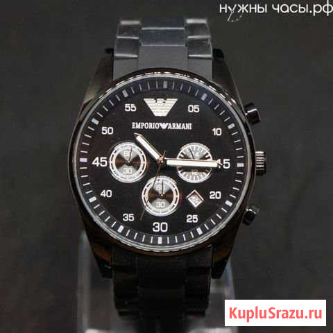 Emporio Armani Sport Black (Новые) Хронограф Ижевск - изображение 1