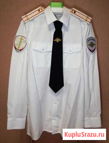 Рубашка белая сотрудника овд (новая) Ханты-Мансийск - изображение 1