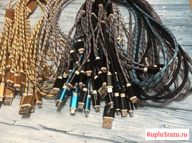 Cable 3 в одном, качество 100 Новые. Lightning, U Иркутск - изображение 1