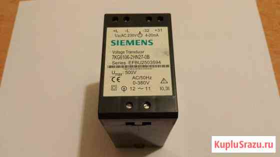 Siemens Voltage Transducer 7KG6106-2PT27-0B Кстово