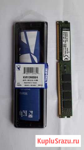 Оперативная память kingston ddr 3 1600 мгц 4 gb Кострома - изображение 1