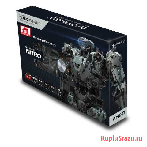 Легендарная видеокарта Sapphire R9 390 8GB nitro Курган - изображение 1