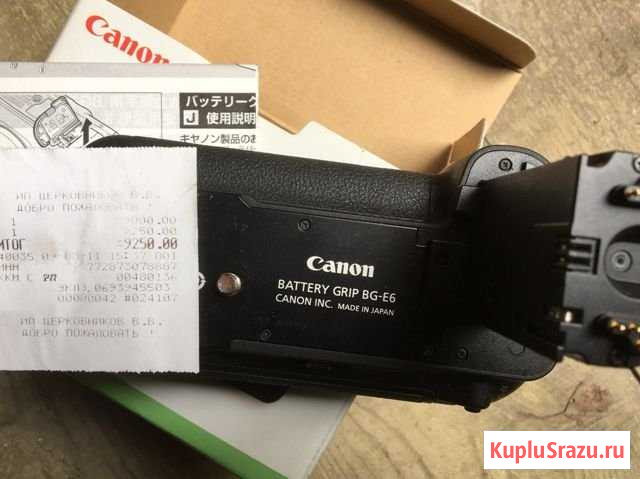 Canon BG-E6. Батарейная ручка для Canon Mark2 Воскресенск - изображение 1