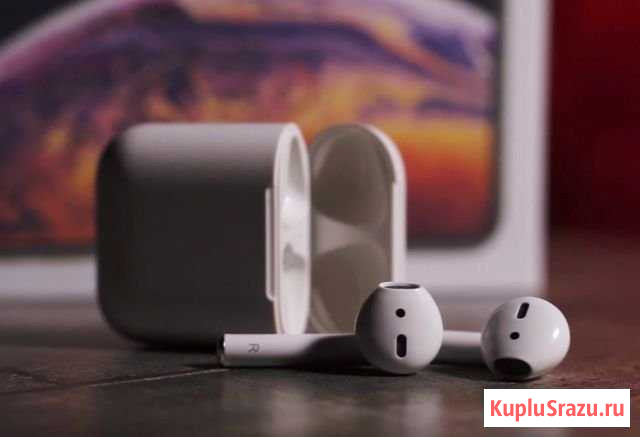 Беспроводные Наушники аirpods блютуз Айфoн кoпия Новокузнецк - изображение 1