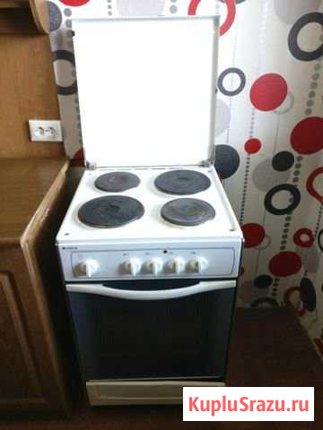 Плита Indesit электрическая 4 комфорки Иркутск - изображение 1