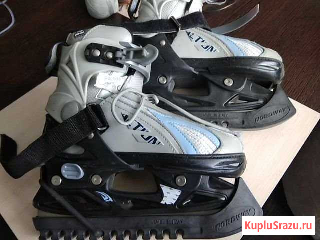 Коньки раздвижные 33-36 р Братск - изображение 1
