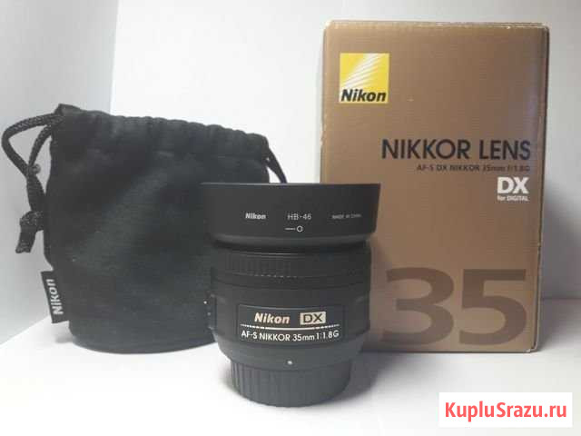 Объектив Nikon DX AF-S Nikkor 35 mm f1,8 G Владимир - изображение 1