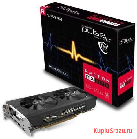 Видеокарта Sapphire Radeon RX 570 Pulse 4.0 GB Чита - изображение 1