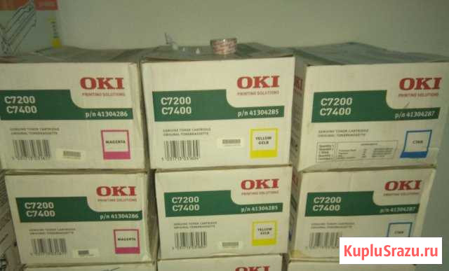 Картриджи OKI C7200 C7400 Магнитогорск - изображение 1