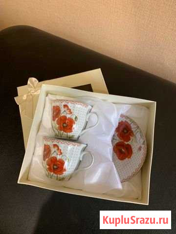 Набор подарочный (2 кружки + блюдца) Каменск-Уральский - изображение 1