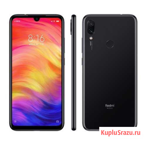 Xiaomi redmi note 7 3/32Gb рст. Гарантия. Черный Таганрог - изображение 1