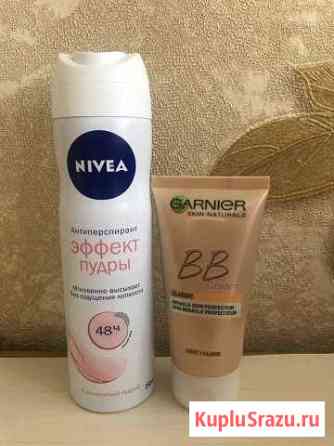 Новый BB крем с spf 15, дезодорант Nivea,карандаш Обнинск