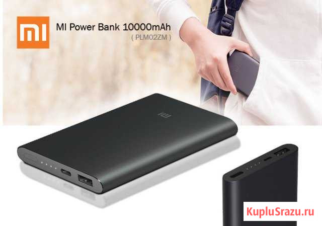 Повербанк Xiaomi Power Bank 2, 10000 mAh Набережные Челны - изображение 1