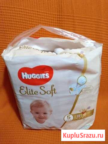 Подгузники Huggies Elite Soft 5(12-22 кг) Луга - изображение 1