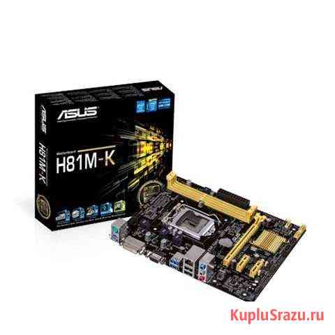 Материнка asus H81M-K сокет 1150 Кинешма