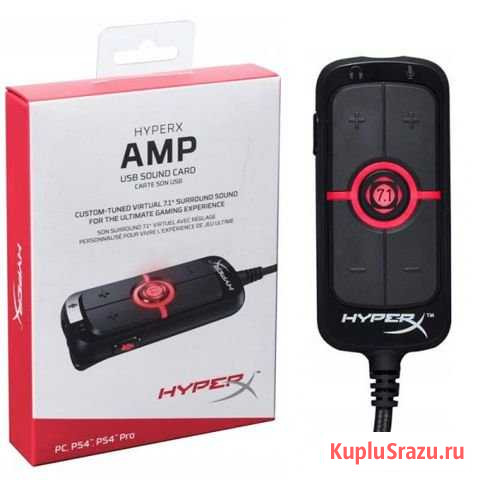 Внешняя звуковая карта HyperX HX-usccamss-BK Иркутск - изображение 1