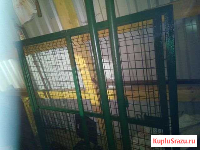 Ворота 2 ставни 1,5*1,5 метра со столбами Гдов - изображение 1