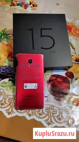 Meizu 15 lite. 4/64 GB. Red. Глобальная версия Владикавказ - изображение 1