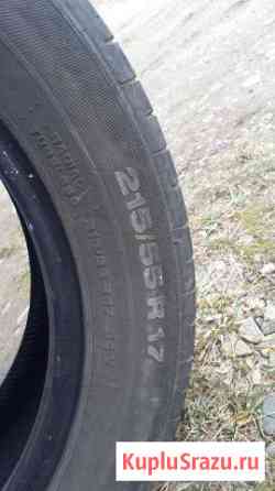 Летние б/у шины continental 215/55R17 Торг уместен Изобильный