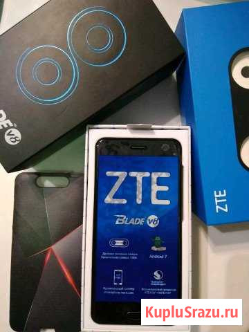 ZTE Blade V8 Black Edition(64 GB) новый Пермь - изображение 1